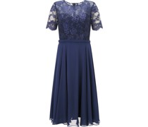 Cocktailkleid, Spitze, Rundhals, für Damen