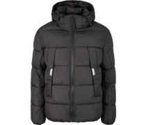 Steppjacke, Kapuze, Stehkragen, für Herren