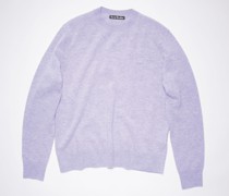 Wollpullover mit Rundhalsausschnitt