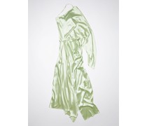 Asymmetrisches Kleid aus Satin