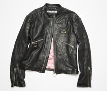 Lederjacke im Used-Look