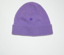 Beanie mit Micro-Face-Aufnäher