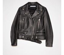 Bikerjacke aus Leder