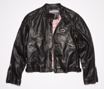 Lederjacke im Used-Look