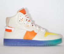 08STHLM High Spectrum W Off-White/Multi Sneakers aus Leder mit hohem Schaft