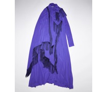 Drapiertes Kleid mit Fransen