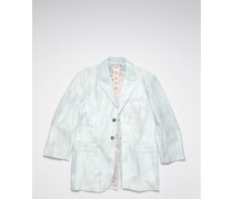 Einreihige Lederjacke