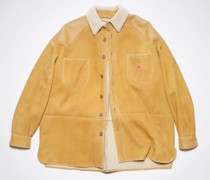 Wildlederjacke mit Shearling