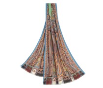 Paisley Seidenschal mit Umrahmung