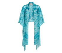 Minijacke aus Seide mit Paisley