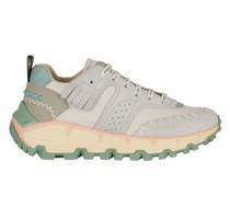 Earthbeat Sneaker aus Leder mit Logo-Schnürsenkeln