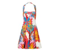 Minikleid mit Paisley-Print