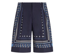 Bermudas mit Bandana-Print