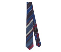 Gestreifte Jacquard-Krawatte