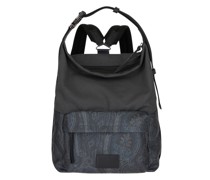 Paisley Rucksack mit Farbblock-Details