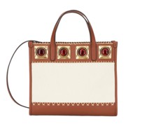 Crown Me Tasche mit Bernsteinfarbenen Steinen
