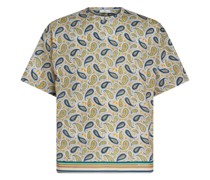 T-Shirt mit Mikro-Paisley