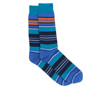 Gestreifte Jacquard-Socken