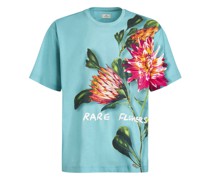T-Shirt mit Printmotiv Maxi-Blüten