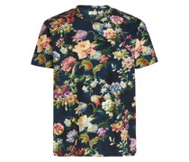Florales T-Shirt aus Baumwolle