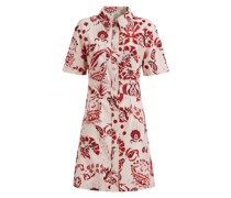 Hemdblusenkleid aus Baumwolle mit Paisleyranken-Print