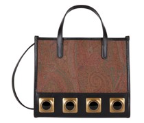 Crown Me Paisley Tasche mit Nieten und Steinen
