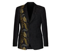 Jacquard-Sakko mit Zweifarbigem Paisley