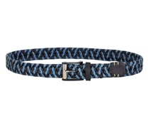 Gürtel aus Denim und Leder