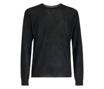 Paisley Pulli aus Seide und Kaschmir
