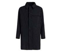 Jacquard-Trenchcoat mit Paisleymustern
