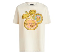 T-Shirt mit Apfel-Print und Logo