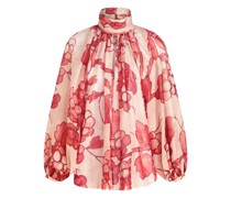 Shirt aus Seidengeorgette
