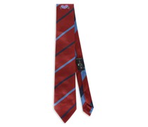 Krawatte mit Regimentstreifen