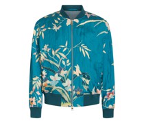 Bomberjacke mit Floralem Print