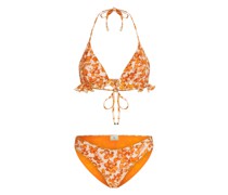 Triangel-Bikini mit Rüschen