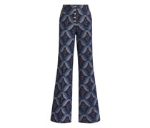 Denim Jacquard-Jeans