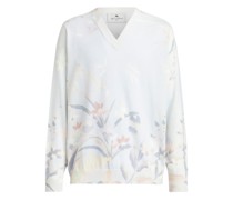 Pullover mit Blütenranken-Print