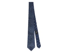 Zweistoff Jacquard-Krawatte