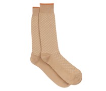 Jacquard Longuette-Socken