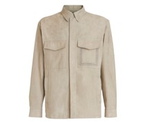 Safarijacke aus Wildleder