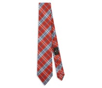 Jacquard-Krawatte mit Check-Muster