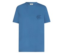 Baumwoll T-Shirt mit Logo