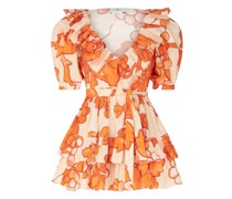 Minikleid mit Berries-Print