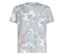 T-Shirt mit Ornamentalem Paisley