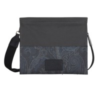 Schultertasche mit Paisley-Farbblock
