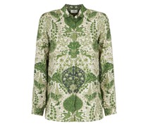 Bluse aus Seidentwill mit Floralem Print
