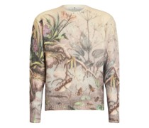 Pullover aus Alpakamischung mit Print