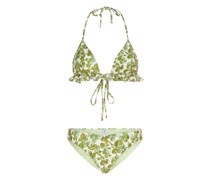 Triangel-Bikini mit Rüschen