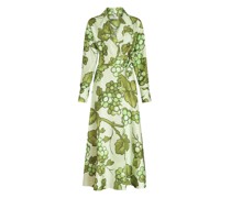 Wickelkleid mit Berries-Print