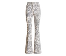 Jeans mit Paisley-Print